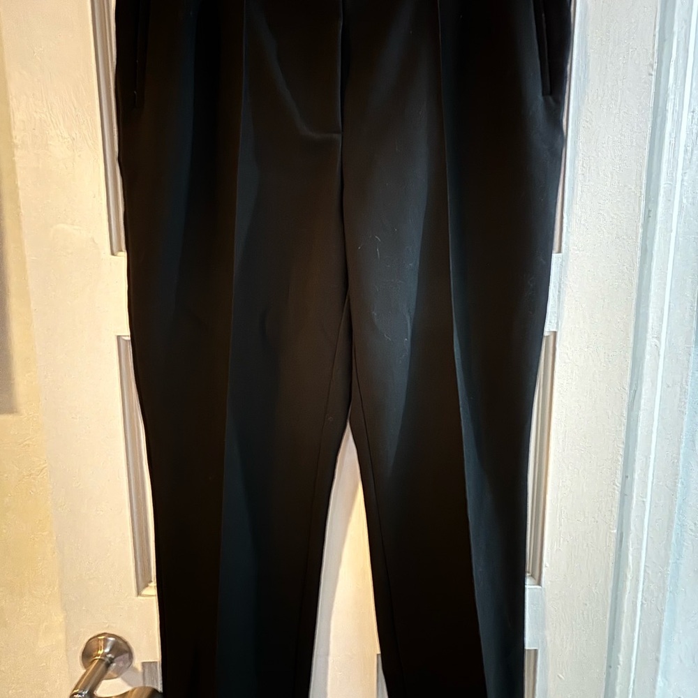 Karl Lagerfeld Black Chic Tailored Trousers Pants work